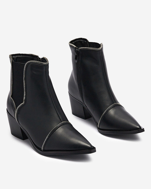 Чорні жіночі чоботи на пості Галліст - Взуття