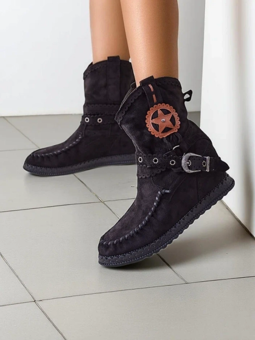 Royalfashion Жіночі черевики на щоденній низькій підошві Indianas