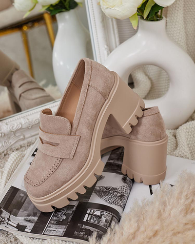Royalfashion Dámské mokasíny na kůži Narvoti