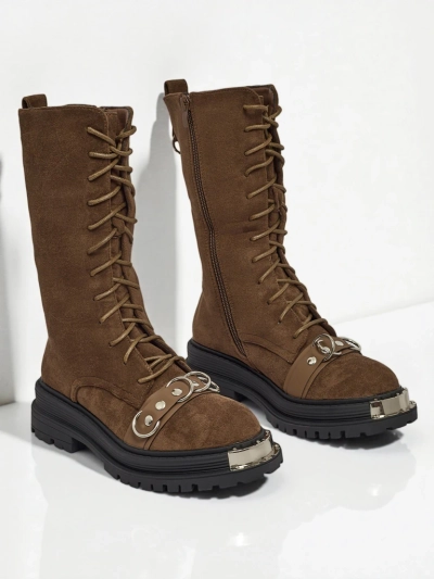 Royalfashion Dámské šněrovací kotníkové boty Werces