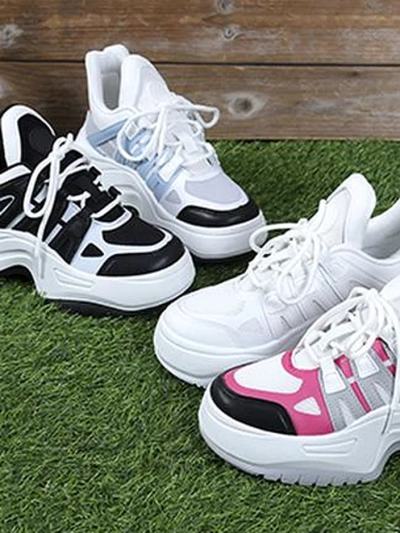 Royalfashion Dámské sportovní tenisky na silnější podešvi Loness