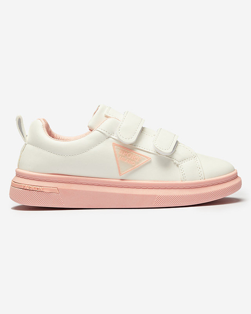 Біло-рожеві дитячі спортивні кросівки Yovoy- Footwear