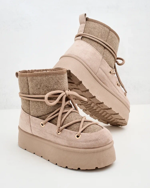 Royalfashion Жіночі снігоступи Filori на шнурівці