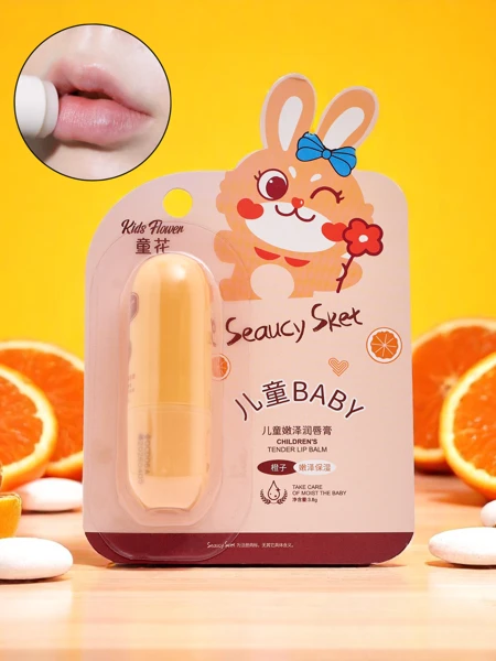 Dětský balzám na rty – hydratuje a regeneruje – pomeranč