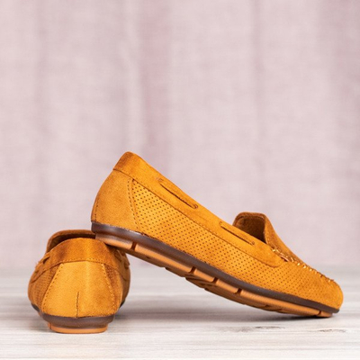 Hnědé mokasíny s ozdobou Eleonora - Obuv 1