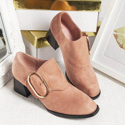 Růžové boty na sloupku Vermont - obuv 1