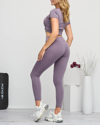 Fialový sportovní set pro ženy - Oblečení