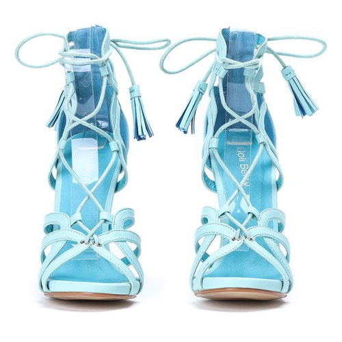 Сині босоніжки на високому каблуці Nulia - Взуття 1