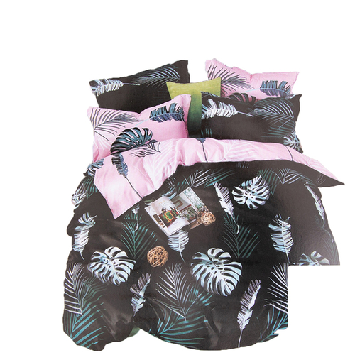 Постільна білизна з рослинним принтом 200х220, комплект з 3-х частин