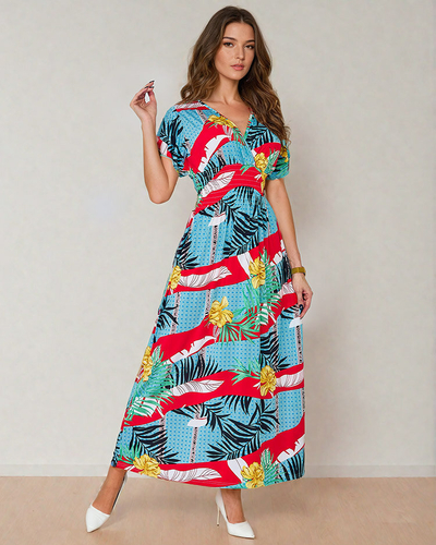 Royalfashion Dámské midi šaty s potiskem