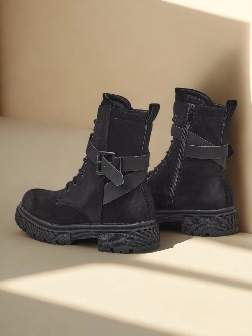 Жіночі робочі чоботи в стилі манкетт Miros