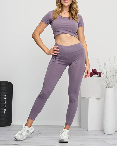 Fialový sportovní set pro ženy - Oblečení