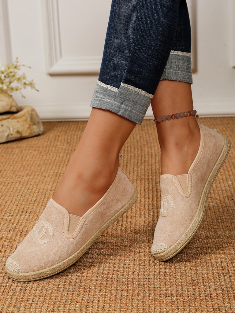 Royalfashion Dámské eko-sametové espadrilky Aroll