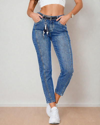 Royalfashion Dámské džínové kalhoty boyfriend