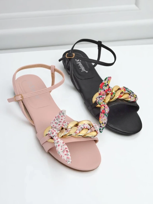 Royalfashion Жіночі сандалі на плоскій підошві BareLuxe