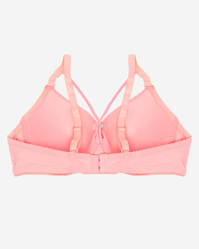 Tmavě růžová dámská vyztužená podprsenka s ramínky - Spodní prádlo