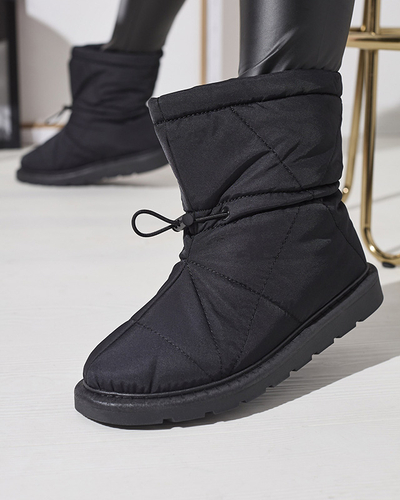 Černé dámské zateplené boty a'la snow boots Kaliolen - Obuv
