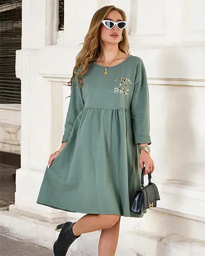 Royalfashion Dámské látkové šaty