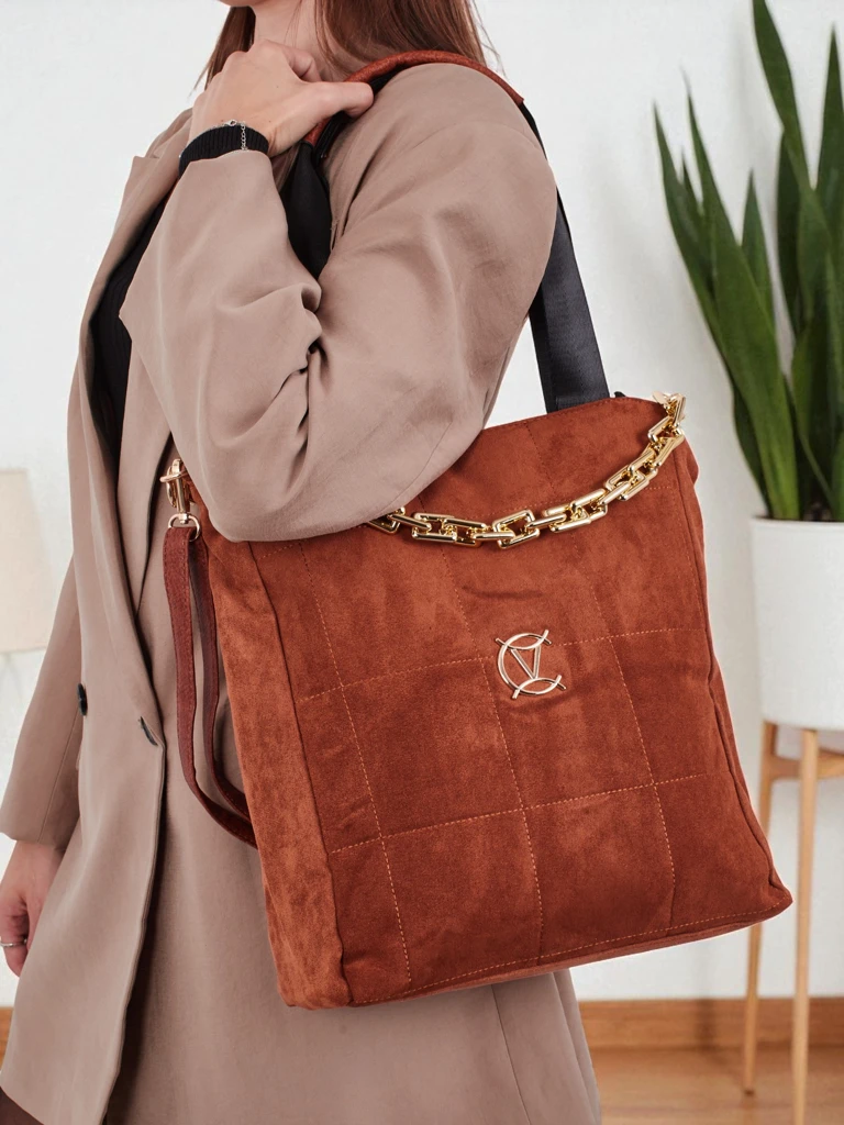 Dámská shopper kabelka eko semišová Twilight Life