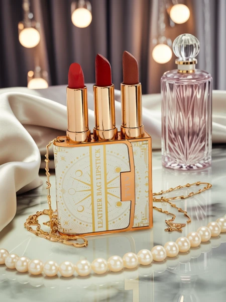 Aphrodite Aurora Luxe — Elegantní Kožené Pouzdro s Triem Rtěnek 2,5/10ml Amalfi