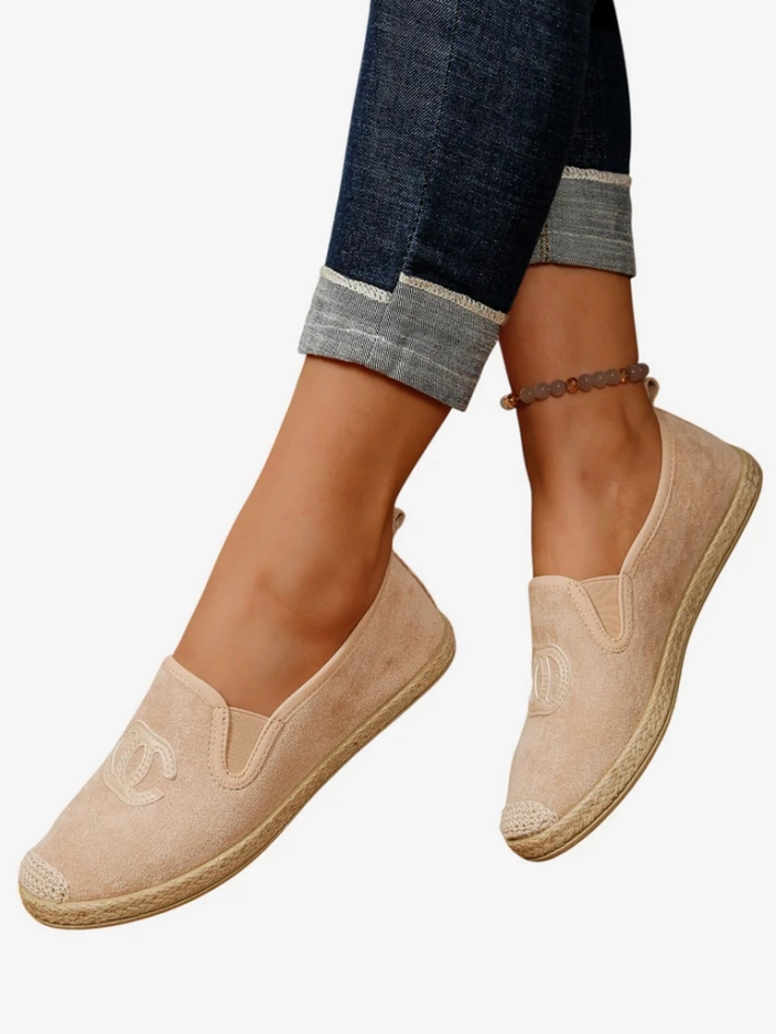 Royalfashion Dámské eko-sametové espadrilky Aroll