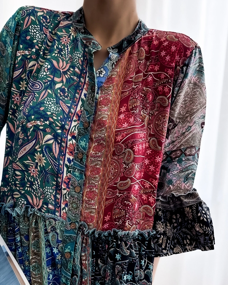 Royalfashion Barevné dámské krátké šaty