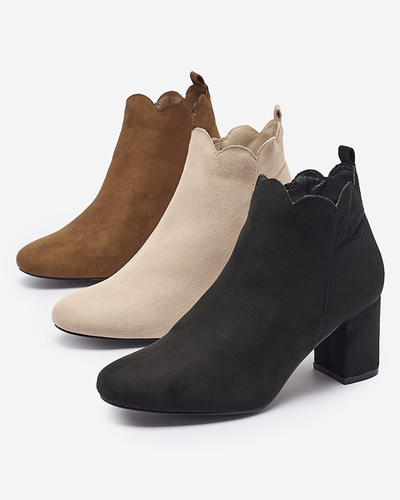 Жіночі черевики з екозамші коричневого кольору Kernag- Footwear