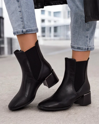 Dámské kotníkové boty s nízkým podpatkem Royalfashion Eterra