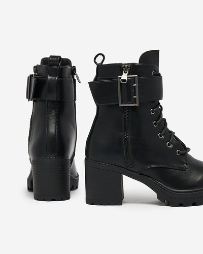 Royalfashion Black Cacelin Stiletto Boots