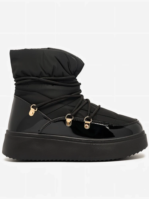 Жіночі снігоступи Royalfashion чорного кольору Dabenda