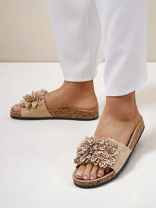 Royalfashion жіночі сандалі з квітами Occes