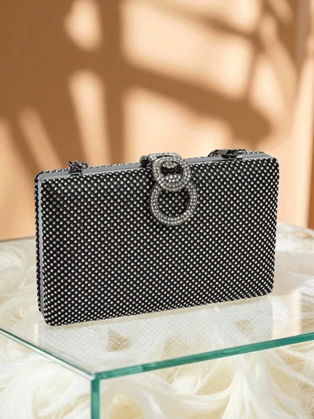 Royalfashion Dámská psaníčko kabelka se zirkony Armeddo