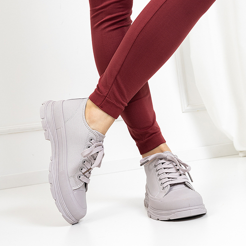 Світло-фіолетові жіночі кеди Isidu