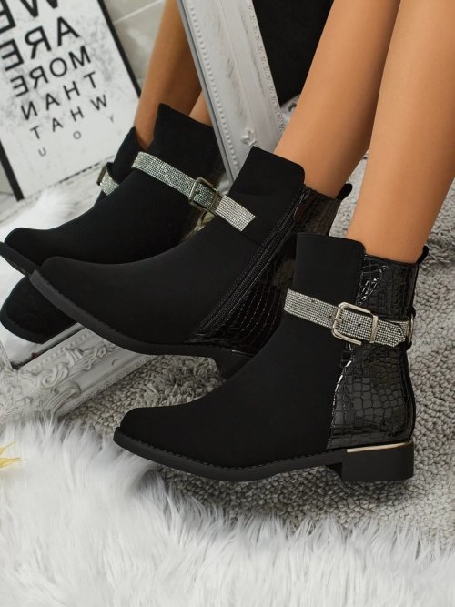 Високі жіночі ботильйони з екошкіри Arasse