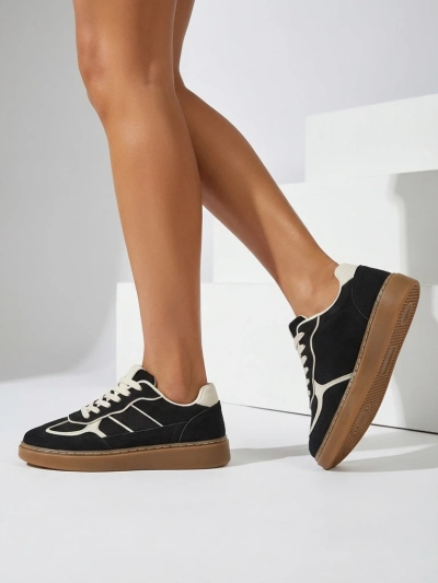 Dámské Tenisky Flora Černé Ekologické Sportovní pro Každodenní Nošení