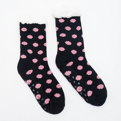 Утеплені жіночі шкарпетки з принтом