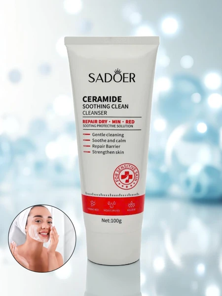 Čisticí gel na obličej—hydratační pro suchou pokožku a snižující zarudnutí