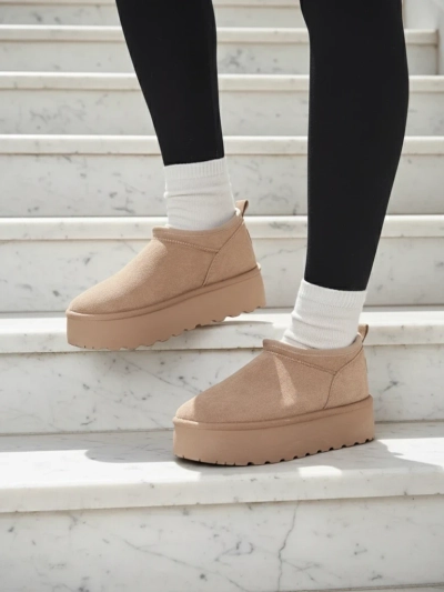 Royalfashion Dámské krátké boty a'la snow boots Ozozi