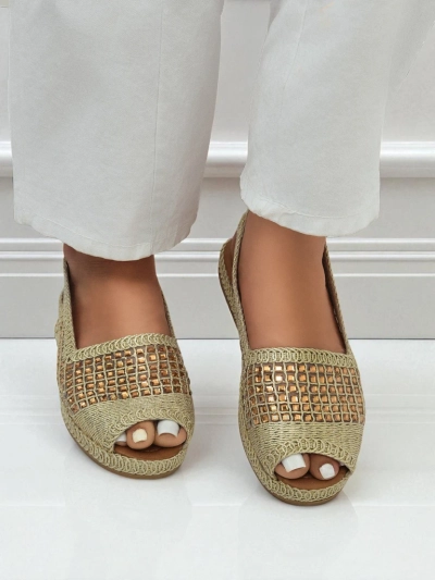 Dámské espadrilky na podpatku s kamínky Belle Sparkle