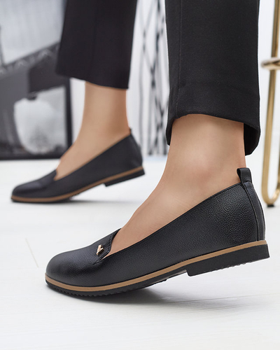 Чорні жіночі мокасини Riorica- Footwear