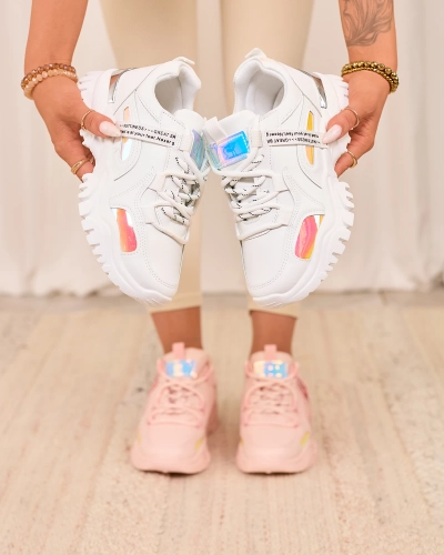 Bílé dámské tenisky Holys - Obuv