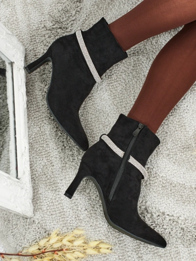 Dámské kotníkové boty na jehlovém podpatku Sorelia