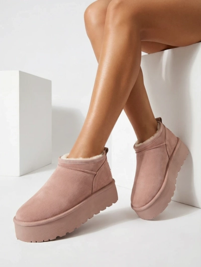 Royalfashion Dámské krátké boty a'la snow boots Ozozi