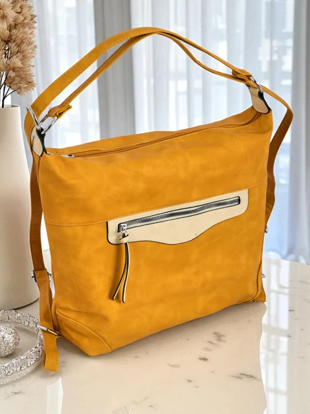 Royalfashion Velká dámská kabelka eko kůže shopper Elara Monroe