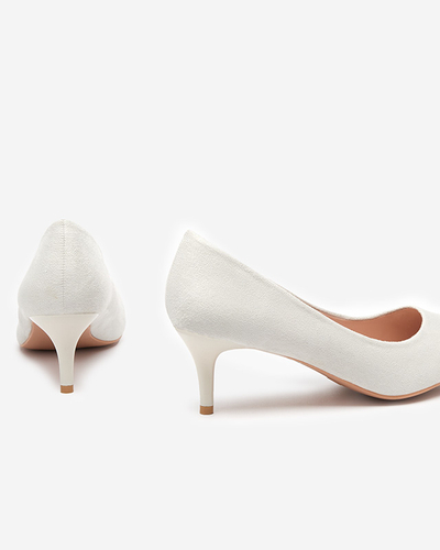 Світло-сірі жіночі туфлі на низькому каблуці Oia - Одяг