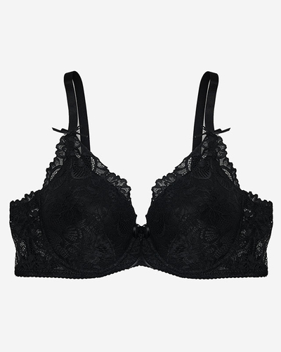 Dámská podprsenka s krajkou v černé barvě - Spodní prádlo