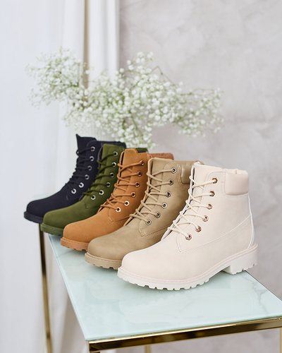 Royalfashion Hnědé dámské trapéry Karveliea