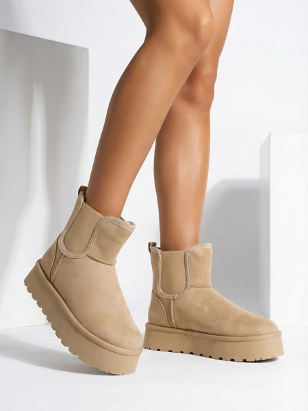 Royalfashion Krátké dámské zimní boty Vierris