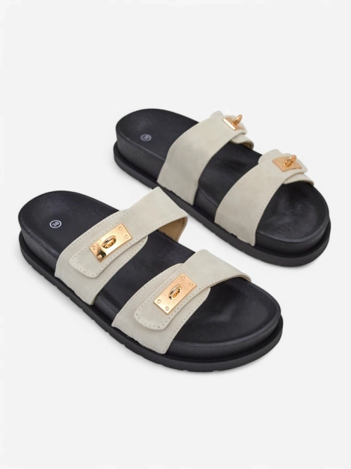 Royalfashion Жіночі сандалі з декоративними пряжками Costes