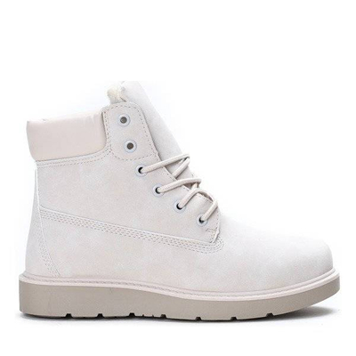 OUTLET Be Happy, béžové, izolované turistické boty - Obuv